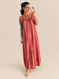 Trägerkleid Summer – Pink/Rot