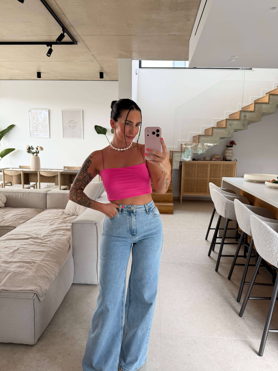 Trägertop - Pink Top Lisas Boutique 