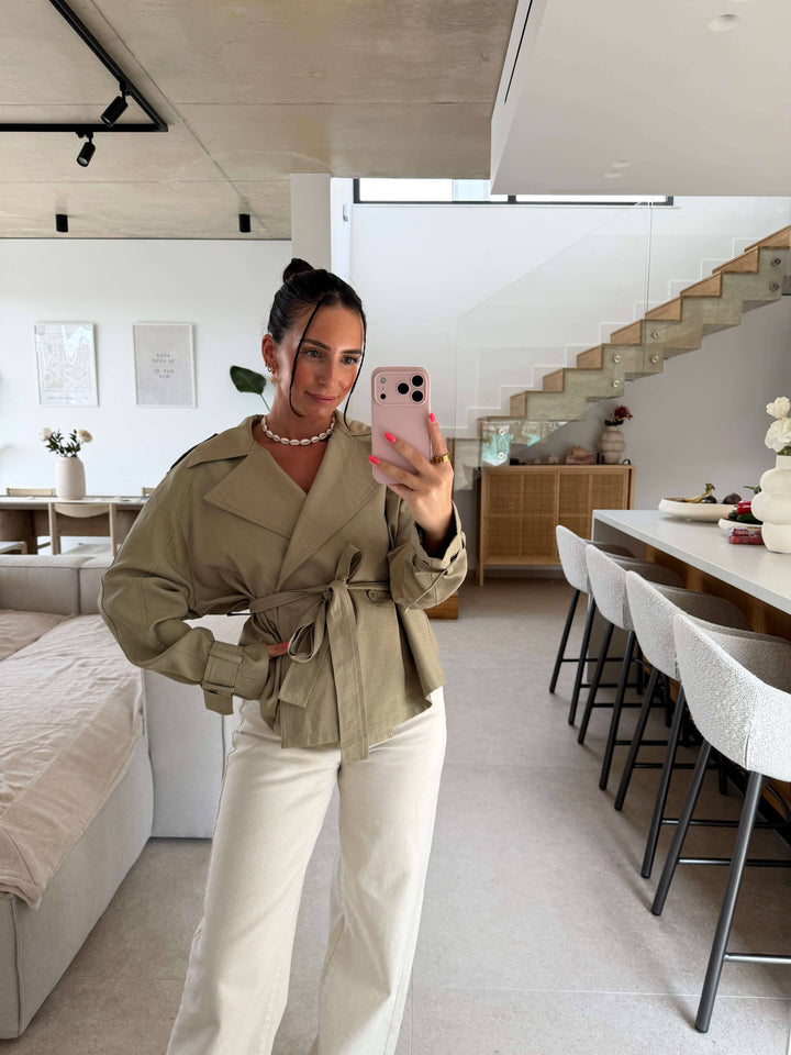 Trenchcoat – Khaki Trench Coats Lisas Boutique 