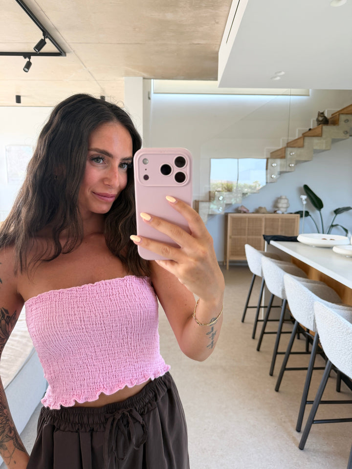 Tube Top – Rosa Top Lisas Boutique 