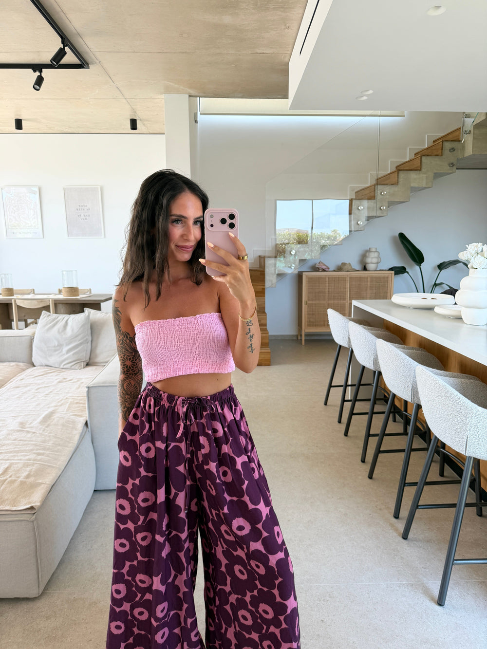 Tube Top – Rosa Top Lisas Boutique 