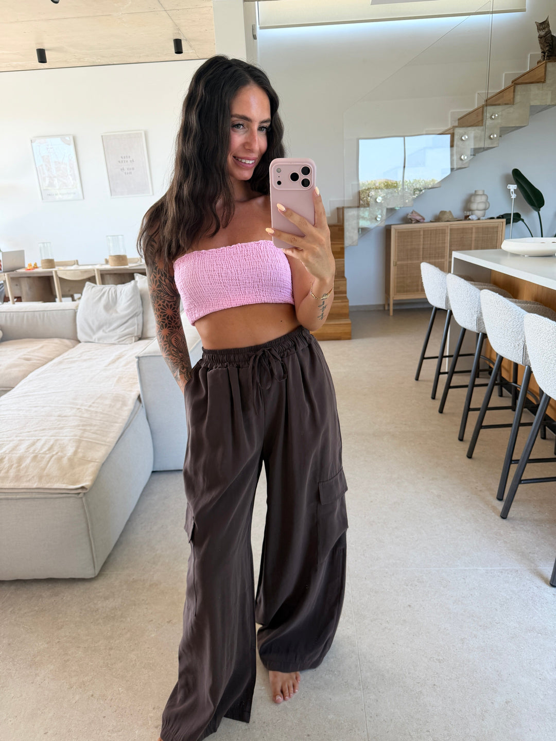 Tube Top – Rosa Top Lisas Boutique 