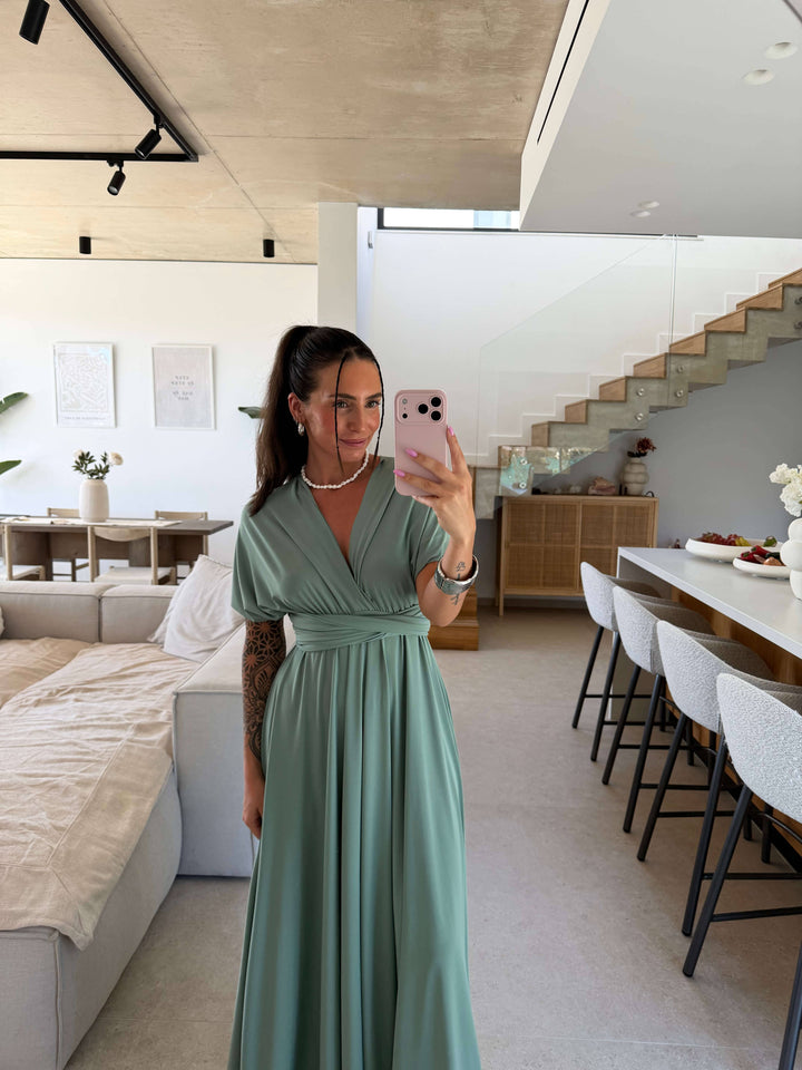 Wickelkleid - Mint Kleid Lisas Boutique 