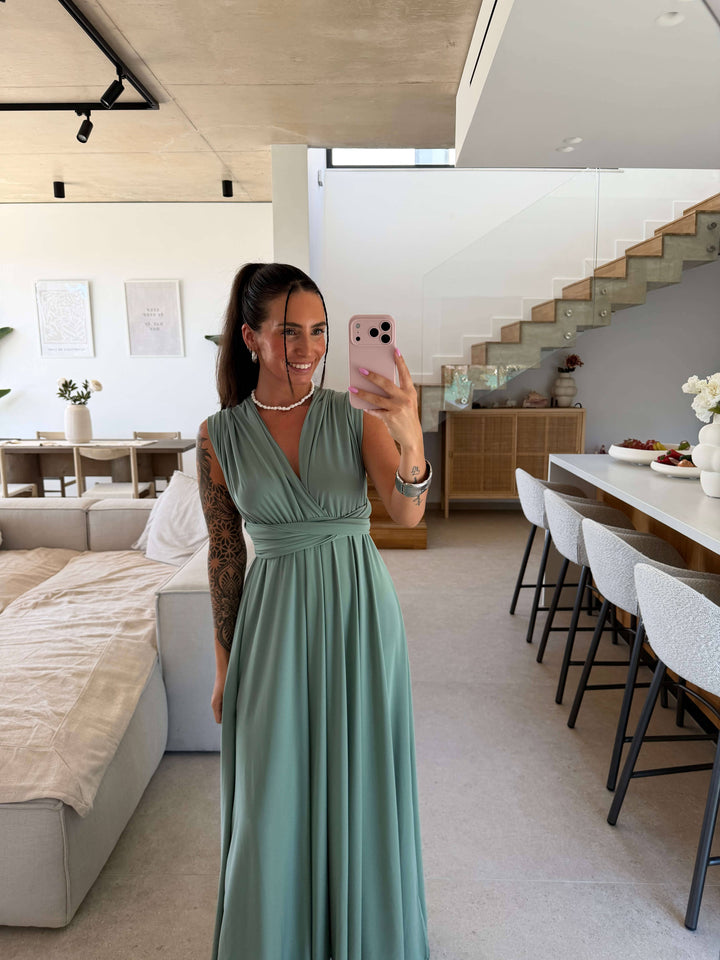 Wickelkleid - Mint Kleid Lisas Boutique 