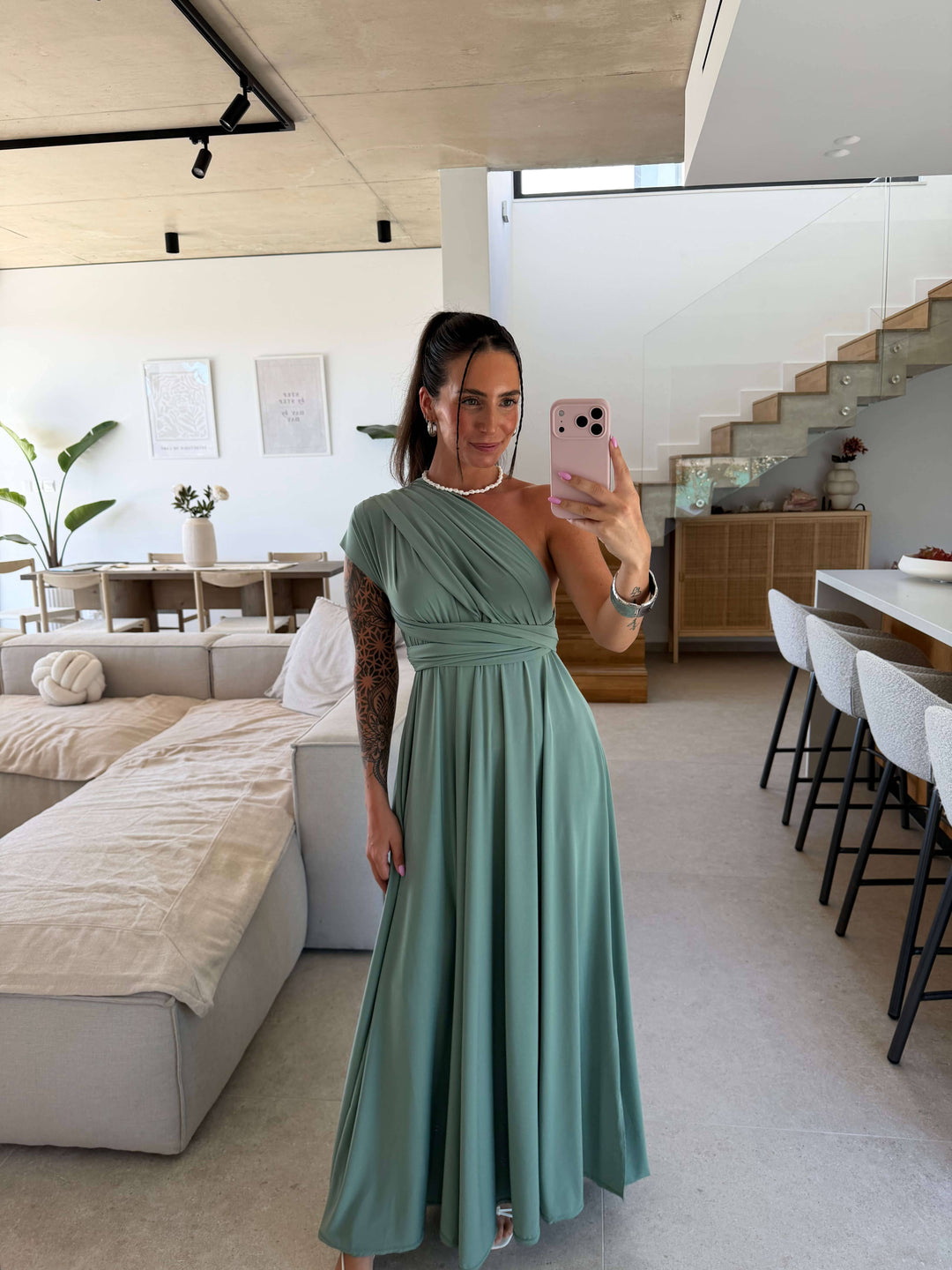 Wickelkleid - Mint Kleid Lisas Boutique 